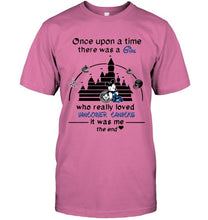 Load image into Gallery viewer, Once upon a time there was girl really loved Vancouver Canucks it was me mickey disney castle shirt