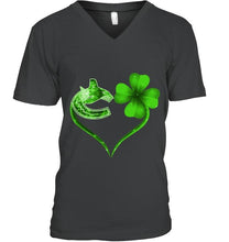 Load image into Gallery viewer, Vancouver Canucks irish saint patrick clover love t shirt