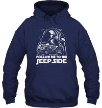 Load image into Gallery viewer, Please follow me to the jeep side darth vader shirt
