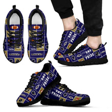 Load image into Gallery viewer, Colorful Pride Flag Baltimore Ravens Sneakers