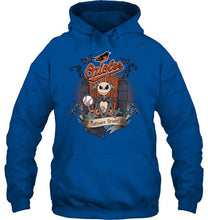 Load image into Gallery viewer, Baltimore Orioles Jack Skellington shirt