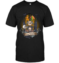 Load image into Gallery viewer, Chicago Blackhawks Jack Skellington shirt