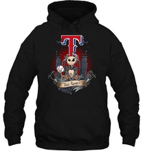 Load image into Gallery viewer, Texas Rangers Jack Skellington shirt