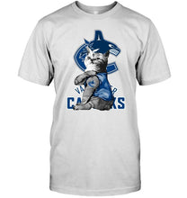 Load image into Gallery viewer, Vancouver Canucks tattoo cat funny fan t shirt