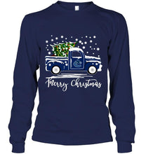 Load image into Gallery viewer, Vancouver Canucks merry christmas christmas tree truck t shirt