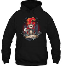 Load image into Gallery viewer, Calgary Flames Jack Skellington shirt