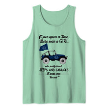 Load image into Gallery viewer, Once upon a time a girl really loved jeeps and Vancouver Canucks it was me
