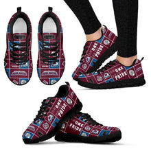 Load image into Gallery viewer, Colorful Pride Flag Colorado Avalanche Sneakers
