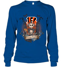 Load image into Gallery viewer, Cincinnati Bengals Jack Skellington shirt