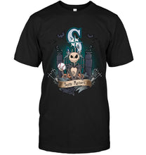 Load image into Gallery viewer, Seattle Mariners Jack Skellington shirt