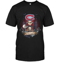 Load image into Gallery viewer, Montreal Canadiens Jack Skellington shirt