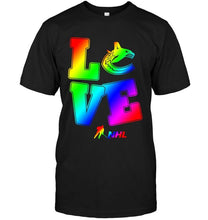 Load image into Gallery viewer, Love Vancouver Canucks lgbt shirt