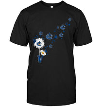 Load image into Gallery viewer, Vancouver Canucks daisy butterfly fan shirt