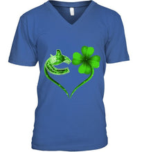 Load image into Gallery viewer, Vancouver Canucks irish saint patrick clover love t shirt