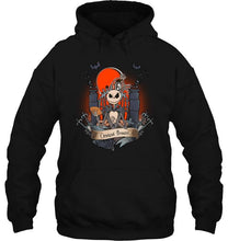Load image into Gallery viewer, Cleveland Browns Jack Skellington shirt
