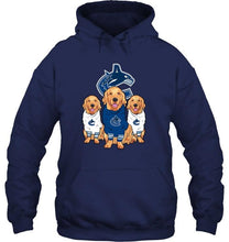Load image into Gallery viewer, Golden Retriever Vancouver Canucks fan shirt