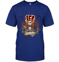 Load image into Gallery viewer, Cincinnati Bengals Jack Skellington shirt
