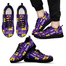 Load image into Gallery viewer, Colorful Pride Flag LSU Tigers Sneakers