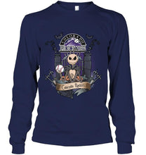Load image into Gallery viewer, Colorado Rockies Jack Skellington shirt