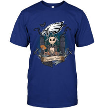 Load image into Gallery viewer, Philadelphia Eagles Jack Skellington shirt