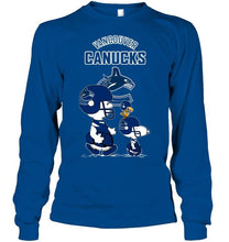 Load image into Gallery viewer, Vancouver Canucks snoopy shirt