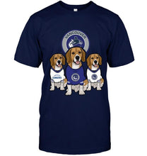 Load image into Gallery viewer, Vancouver Canucks Beagles fan shirt