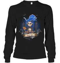 Load image into Gallery viewer, Detroit Lions Jack Skellington shirt