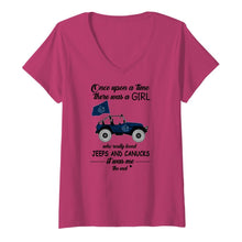 Load image into Gallery viewer, Once upon a time a girl really loved jeeps and Vancouver Canucks it was me