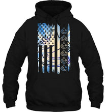 Load image into Gallery viewer, Vancouver Canucks 4th july independence day american flag shirt