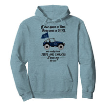 Load image into Gallery viewer, Once upon a time a girl really loved jeeps and Vancouver Canucks it was me