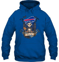 Load image into Gallery viewer, Buffalo Bills Jack Skellington shirt