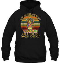 Load image into Gallery viewer, I'm Mostly Peace Love And Light And A Little Go Yoga Tattoo T Shirt