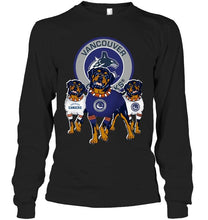 Load image into Gallery viewer, Vancouver Canucks Rottweilers fan Rottweilers fan shirt