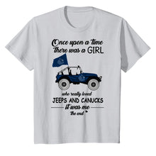 Load image into Gallery viewer, Once upon a time a girl really loved jeeps and Vancouver Canucks it was me