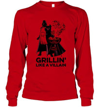 Load image into Gallery viewer, Darth Vader Grillin like a villain shirt