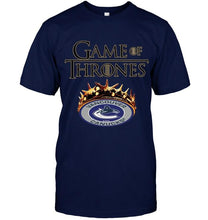 Load image into Gallery viewer, Vancouver Canucks game of thrones crown shirt