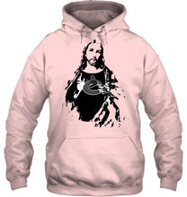 Load image into Gallery viewer, Vancouver Canucks jesus ripped shirt