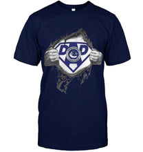 Load image into Gallery viewer, Vancouver Canucks dad superman shirt