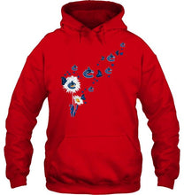 Load image into Gallery viewer, Vancouver Canucks daisy butterfly fan shirt