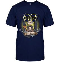 Load image into Gallery viewer, Michigan Wolverines Jack Skellington shirt