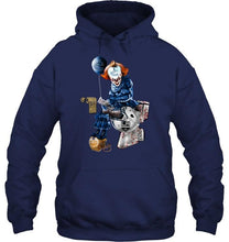 Load image into Gallery viewer, IT Vancouver Canucks Leafs in toilet halloween shirt