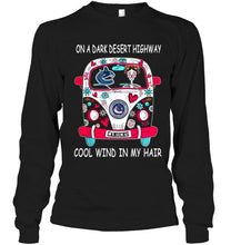 Load image into Gallery viewer, On dark desert high way Cool wind in my hair Vancouver Canucks hippie car shirt