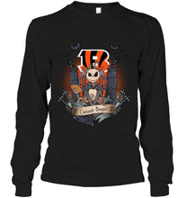 Load image into Gallery viewer, Cincinnati Bengals Jack Skellington shirt