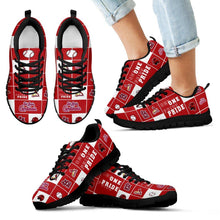Load image into Gallery viewer, Pride Flag St. Louis Cardinals Sneakers