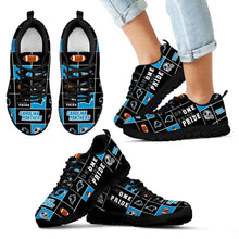 Load image into Gallery viewer, Colorful Pride Flag Carolina Panthers Sneakers