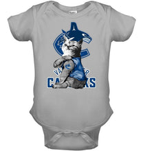 Load image into Gallery viewer, Vancouver Canucks tattoo cat funny fan t shirt