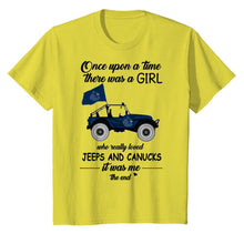 Load image into Gallery viewer, Once upon a time a girl really loved jeeps and Vancouver Canucks it was me